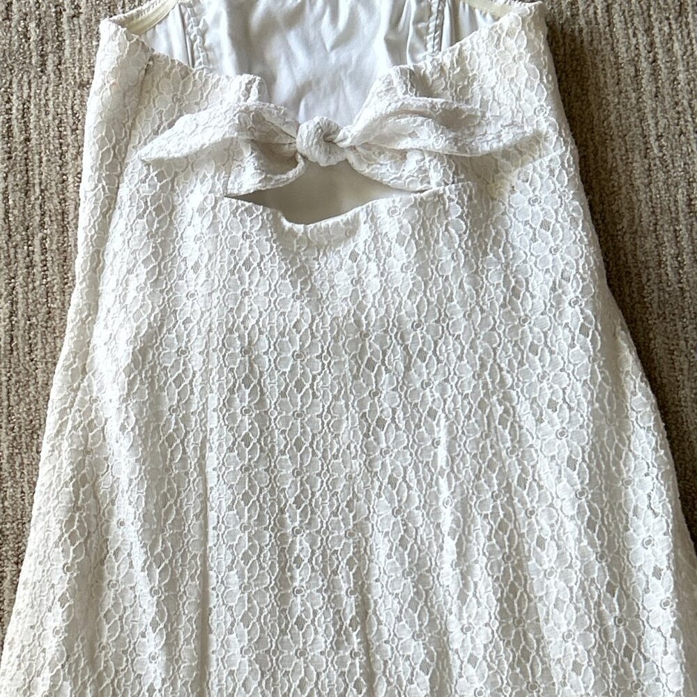 LILLY PULITZER ~ FRANCO RESORT PETAL PUSHER DRESS ~ 6 ~ White - Picture 11 of 13